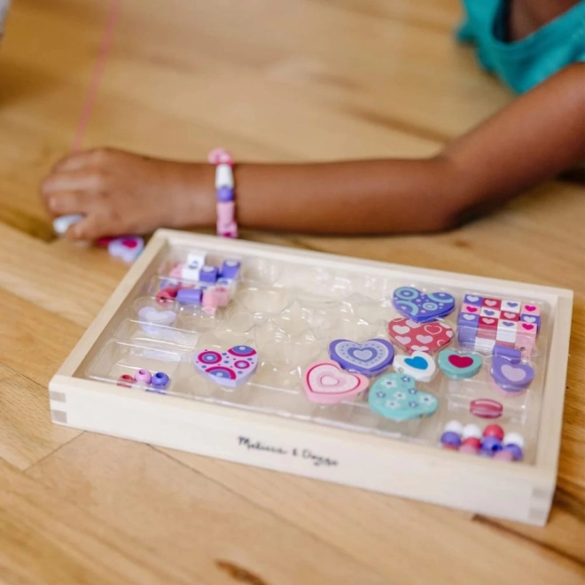 Kreativní sada korálků Srdíčka - Melissa & Doug