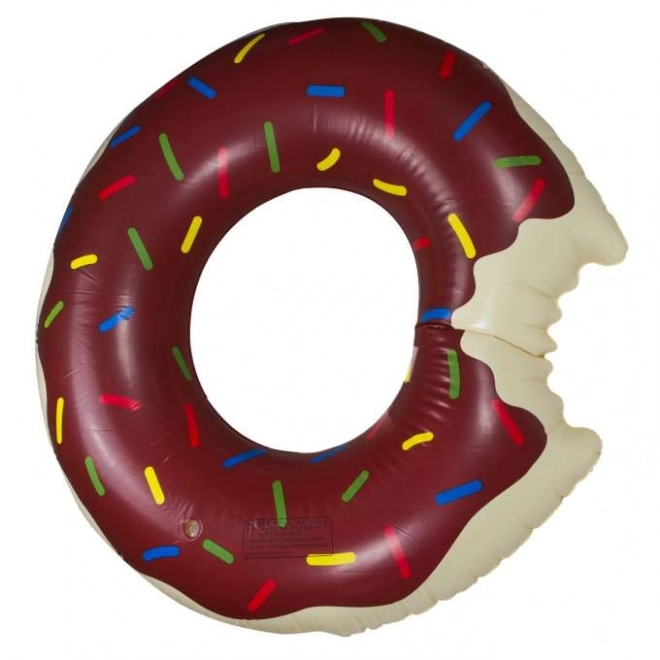 Růžové nafukovací kolo donut 80cm – 110 cm hnědý