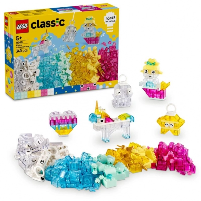 Lego Classic Kouzelná průhledná krabička