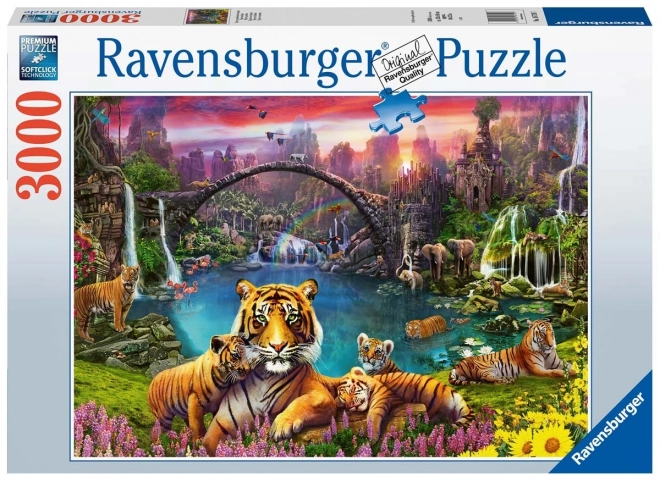 Ravensburger Puzzle Tygři v ráji 3000 ks
