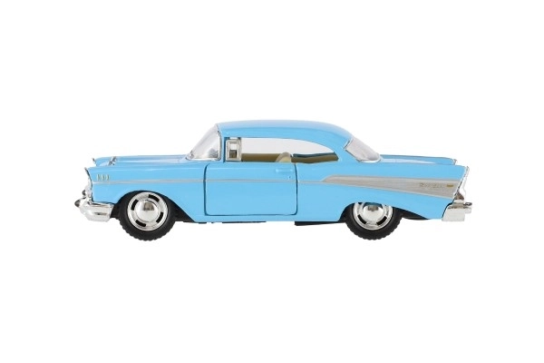 Auto Kinsmart 1957 Chevrolet Bel Air kov/plast 12cm 4 barvy na zpětné natažení 12ks v boxu