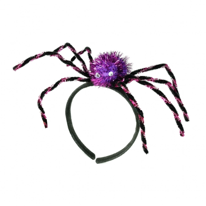Halloweenská čelenka s pavoukem