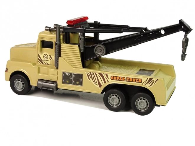Auto Tow Truck Roadside Assistance 1:10 – Rope Military Brown