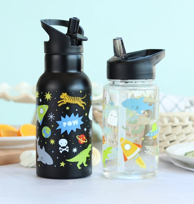 A Little Lovely Company Nerezová lahev na pití 500 ml – Vesmír