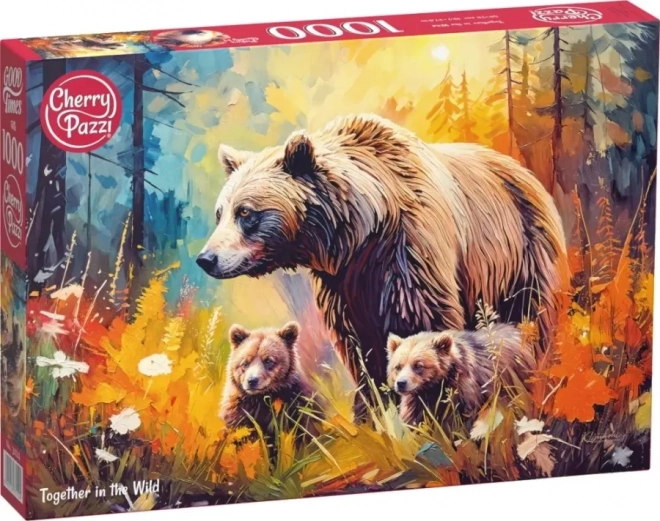 Puzzle Společně v divočině 1000 dílků