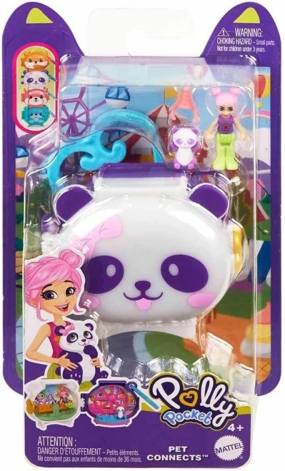 Figurka Polly Pocket s Pandou
