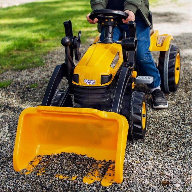 Traktor na pedály s buldozerem Woopie