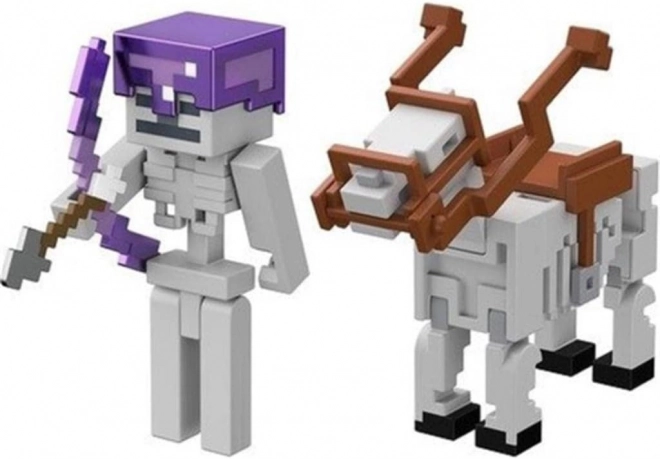 Minecraft figurka Ravager a Raid 2-pak