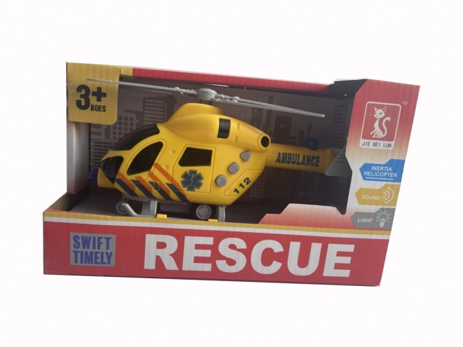 Plastová hračka helikoptéra