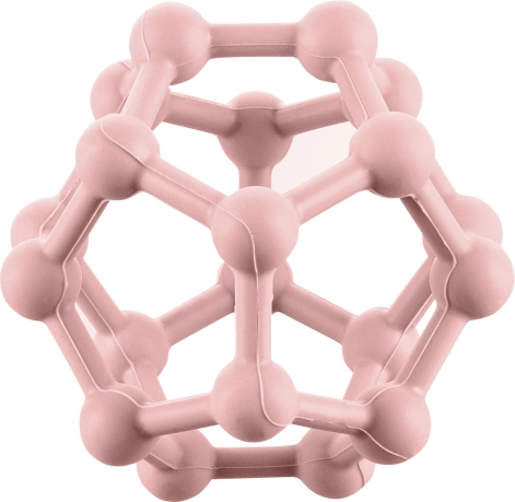 Silikonové kousátko Atom – starorůžové