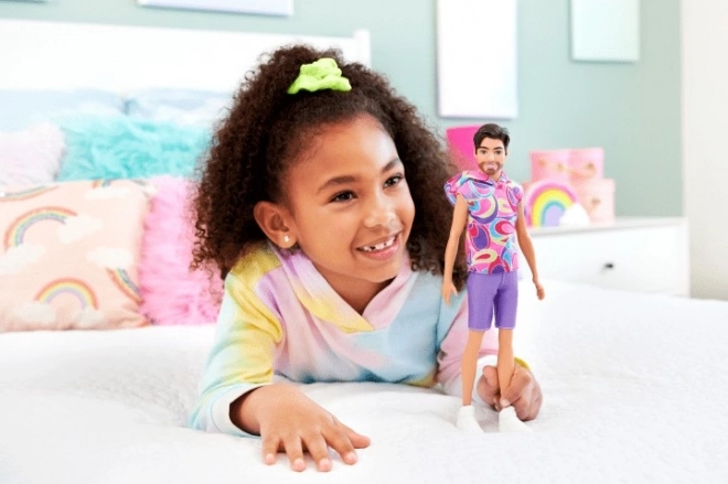 Barbie Model ken - pestrobarevný obleček HRH26 TV