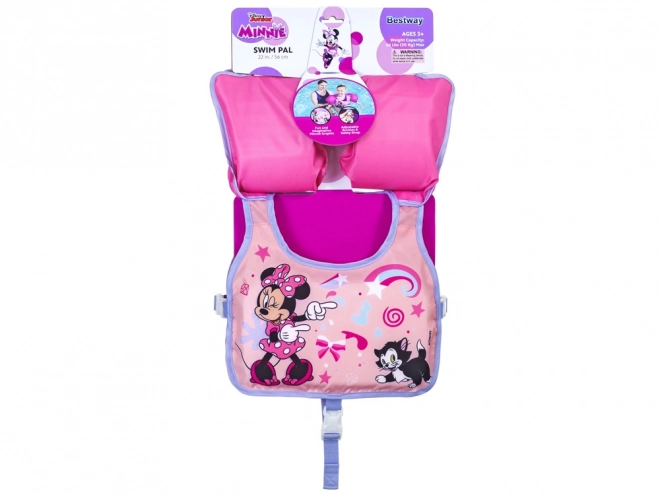 Plavecká vesta s rukávky Minnie Mouse Bestway