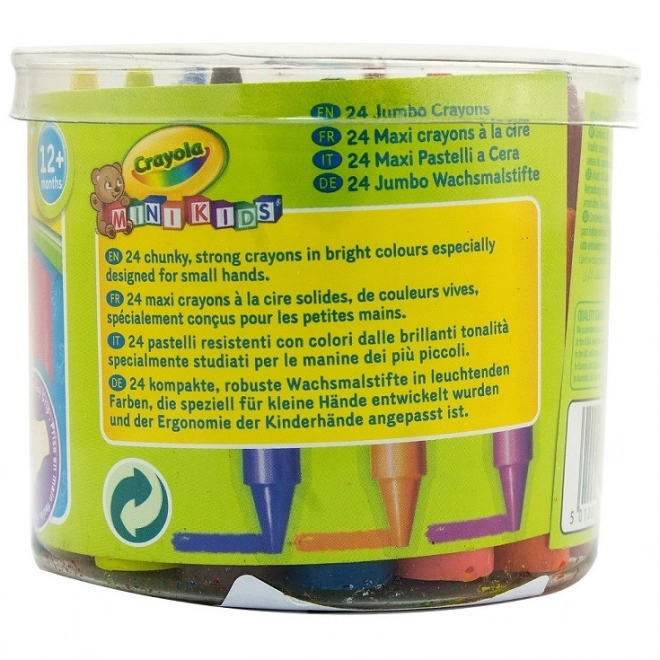 Dětské hrubé pastelky na svíčky 24 kusů Crayola