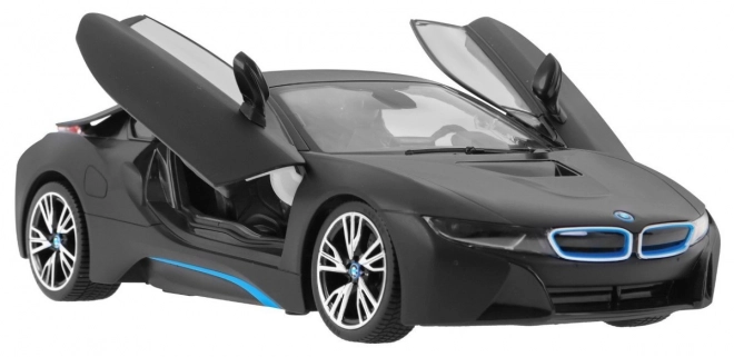 BMW i8 černé RASTAR 1:14 auto na dálkové ovládání + 2,4 GHz dálkové ovládání