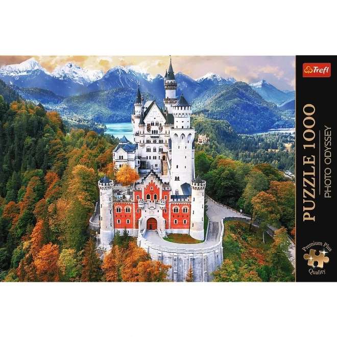 TREFL Puzzle Premium Plus Photo Odyssey: Zámek Neuschwanstein 1000 dílků