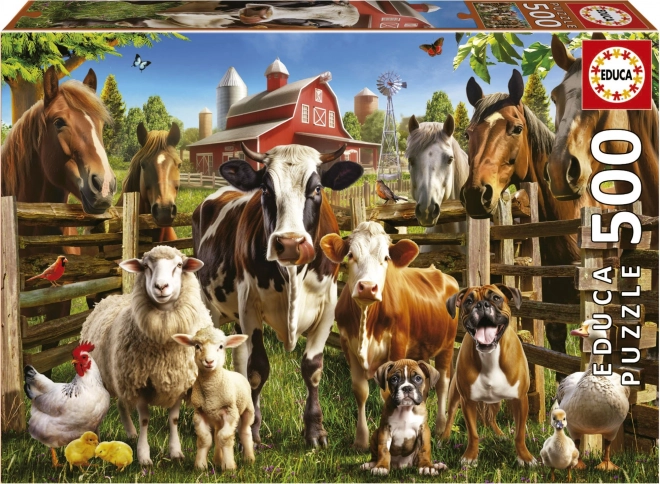 Puzzle Kamarádi ze statku