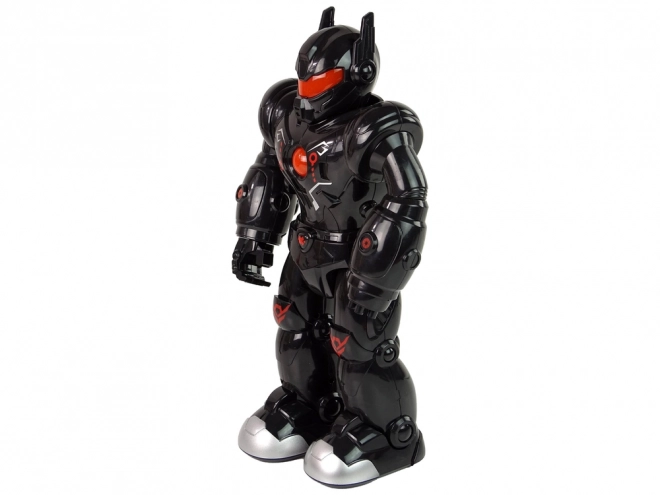 Interaktivní robot chodí Zvuk Světla Černá
