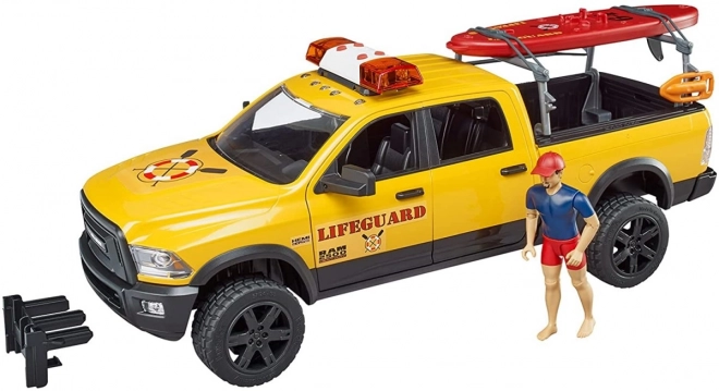Bruder Dodge RAM pobřežní hlídka se záchranářem a příslušenstvím