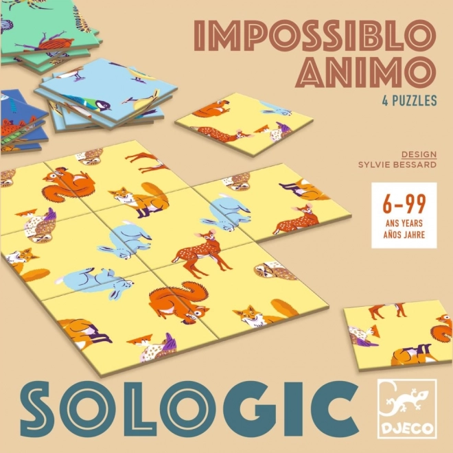 DJECO Logická hra Sologic Impossiblo - Zvířata