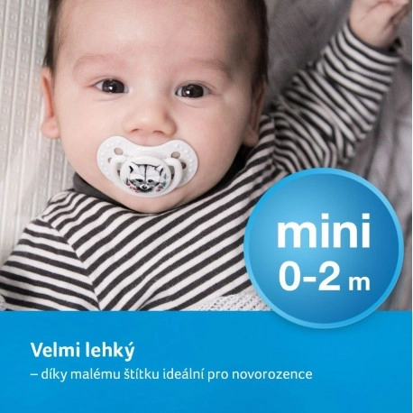 Silikonový dynamický dudlík LOVI Wild Soul 0-2m, sada 2 ks pro holčičky