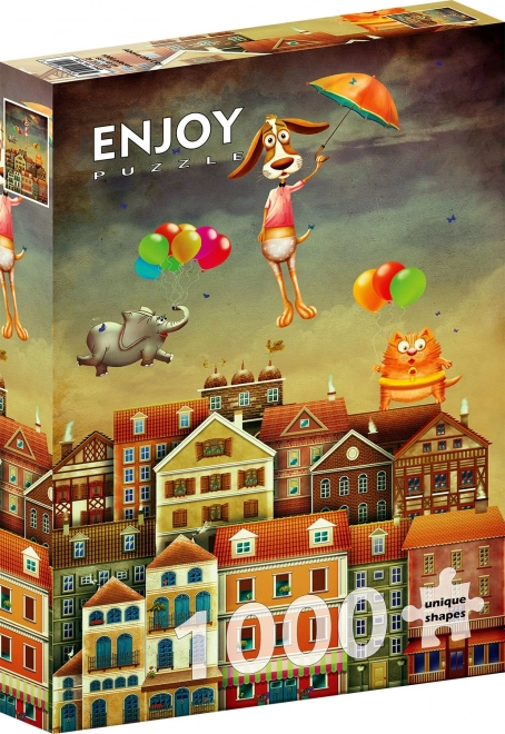Puzzle ENJOY nad městem – 1000 dílků
