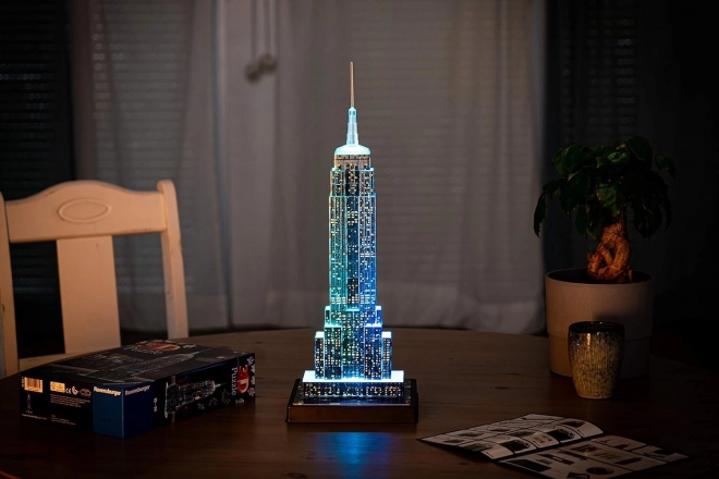 RAVENSBURGER Svítící 3D puzzle Noční edice Chrysler Building 216 dílků