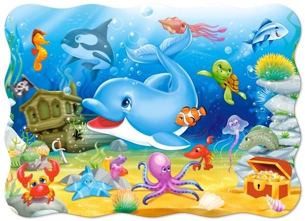 Puzzle 30 dílků Podmořští Přátelé