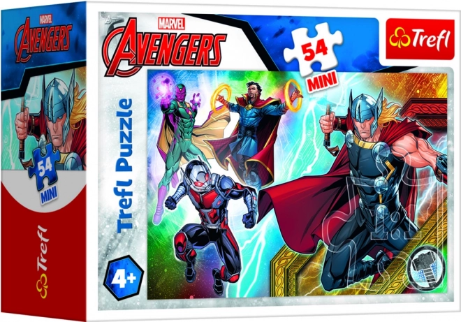 Minipuzzle Avengers 54 dílků v krabičce