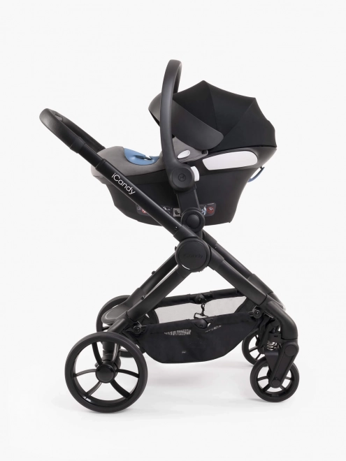 ICandy Peach 7 light grey kočárek - kompletní sada – Černá