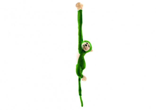 Plyšový maskot opice se zvukem zelený 60 cm