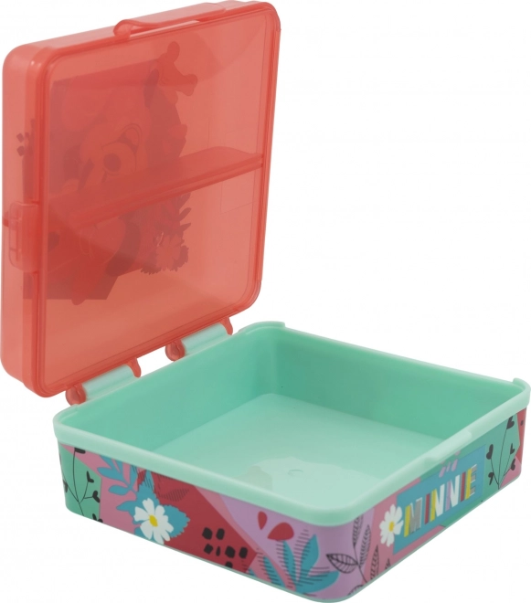 Čtvercový Multi Box na svačinu Minnie Mouse