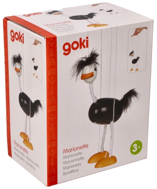 Goki loutka pštros