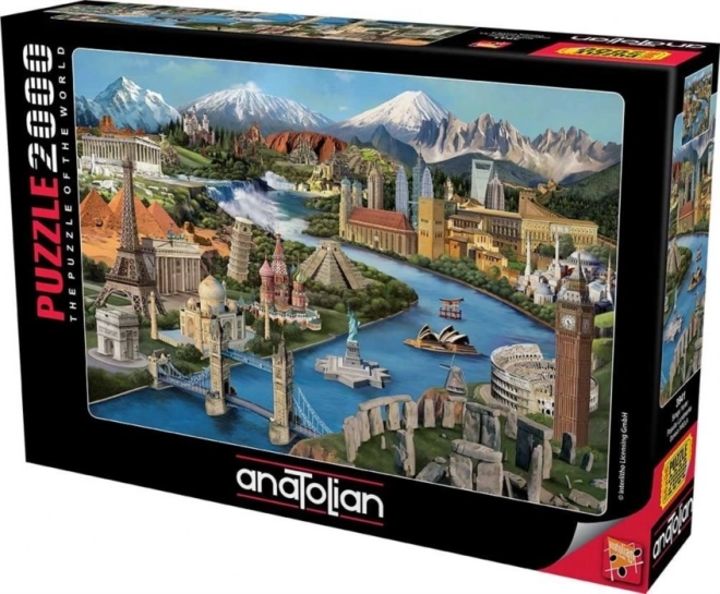 ANATOLIAN Puzzle Divy světa 2000 dílků