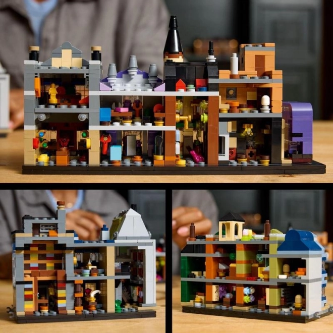 Miniaturní model Kouzelnické obchody v Příčné ulici od LEGO Harry Potter
