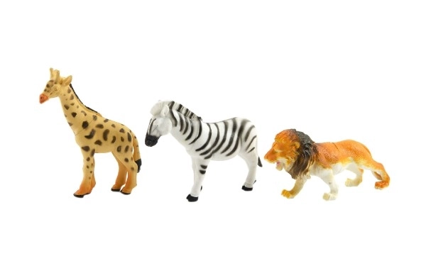 Zvířátka safari ZOO sada 6 ks