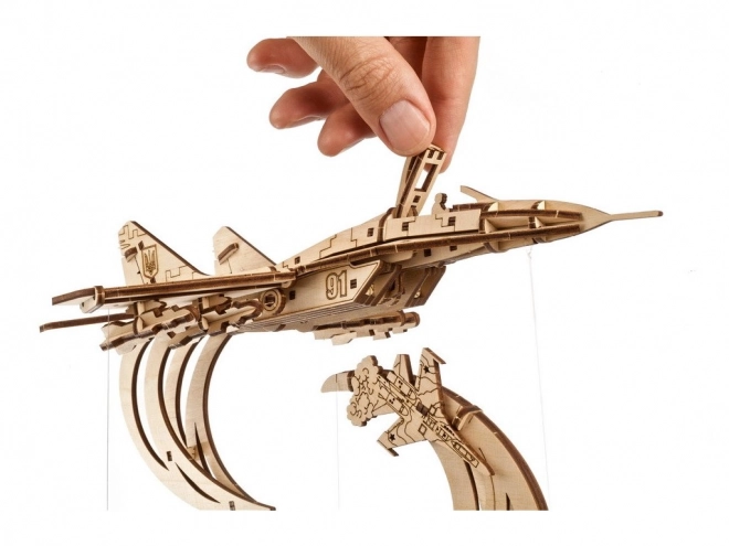 Ugears 3D dřevěné mechanické puzzle Dekorační budík