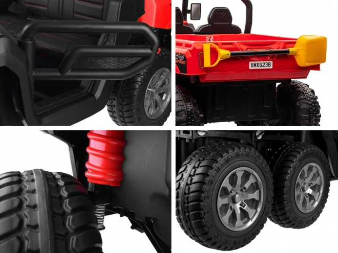Elektrické autíčko Farmer Truck Speed 900 – Červená
