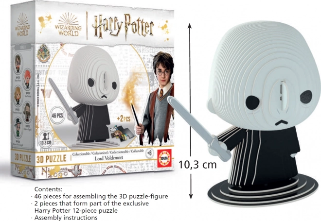 EDUCA 3D puzzle Harry Potter: Lord Voldemort 46 dílků