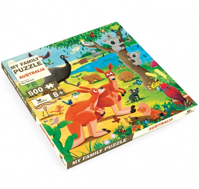 Rodinné puzzle Austrálie 500 dílků