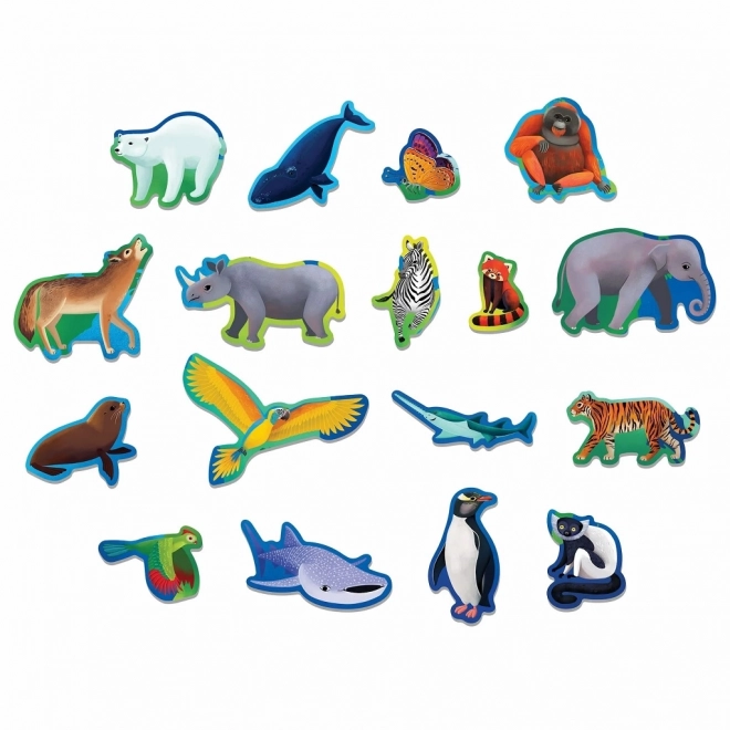 Mudpuppy puzzle ohrožené druhy zvířat celého světa
