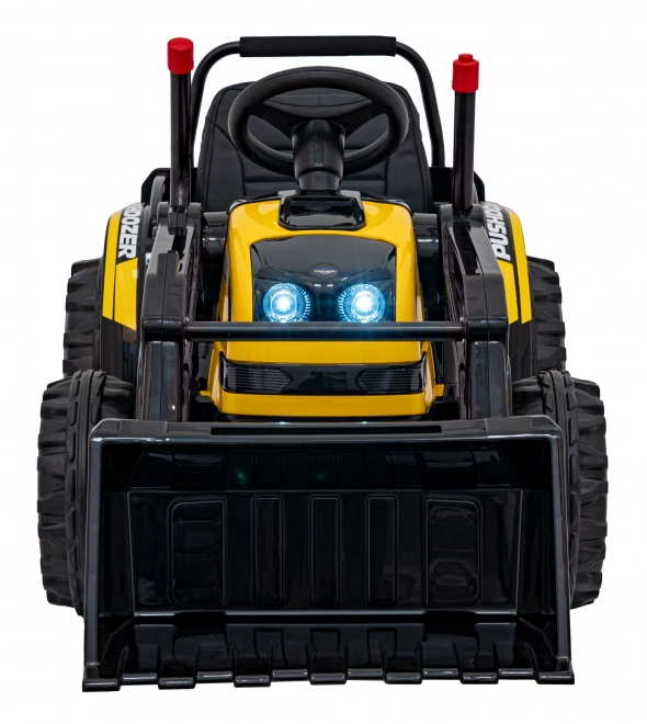 Dětský elektrický traktor s pohyblivou lžící a dálkovým ovládáním
