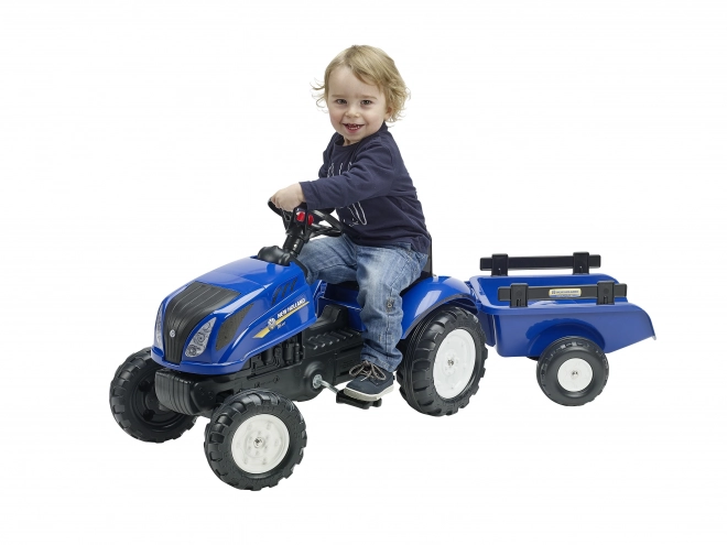 Traktor New Holland T6 s valníkem