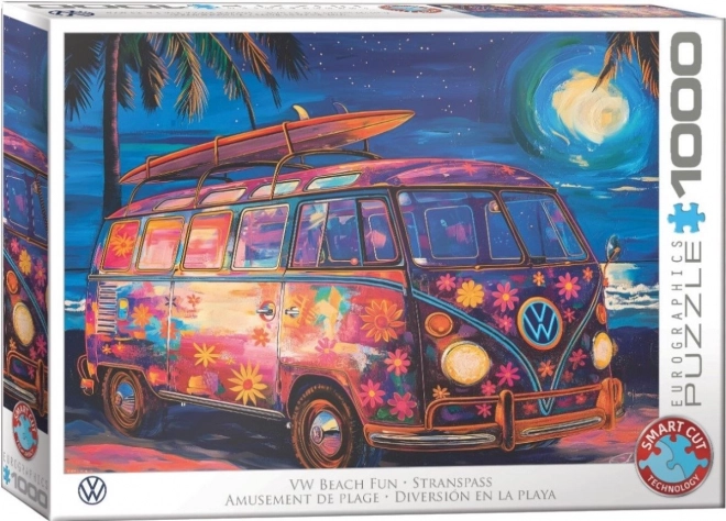 Puzzle Eurographics VW Plážová zábava 1000 dílků