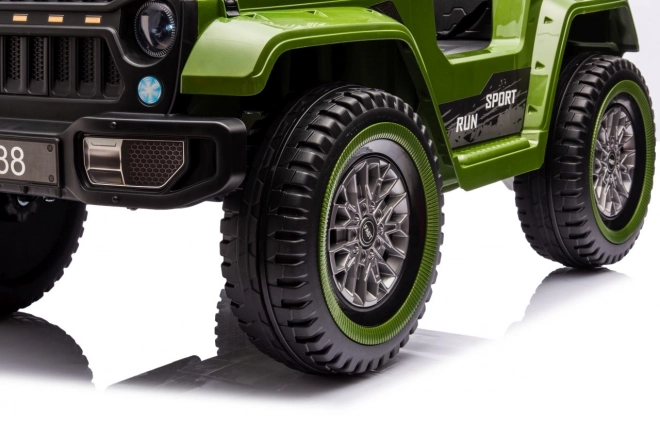 Dětské auto na dálkové ovládání off road zelené