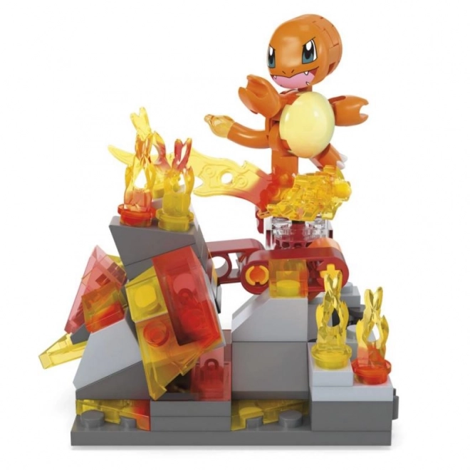 Megablok Pokémon dobrodružství-Charmander s ohnivým typem HTH86