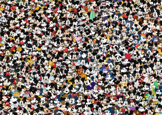 Puzzle 1000 prvků Challange Mickey Mouse