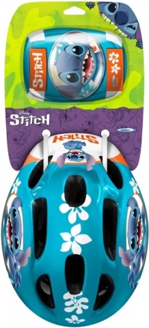 Zestaw ochranný s nastavitelnou helmou a chrániči Disney STITCH