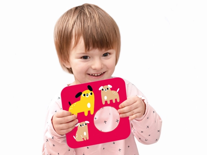 Kontrastní puzzle Tu pasuje