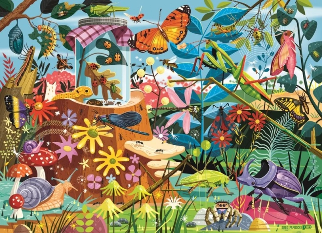 Puzzle Zahradní dobrodružství s broučky