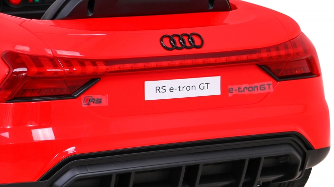 Audi RS E-Tron GT dětské elektrické auto s ovladačem a pohonem 4x4 – Červená